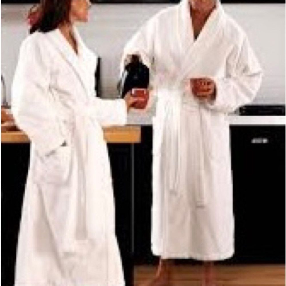 White Bathrobe - image 1